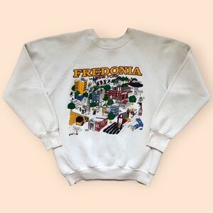 Vintage 1990 Fredonia New York Crewneck Sweatshirt Fruit of the Loom Women’s L